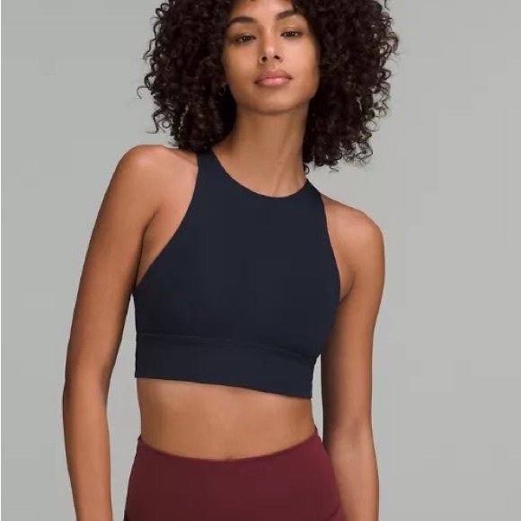 lululemon Energy High-Neck Longline Tough Bra *Medium Support, B–D Cups - Picture 1 of 4